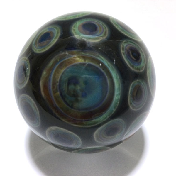 Large Air Trap Marble with Opal by Bill Futer - Image 2